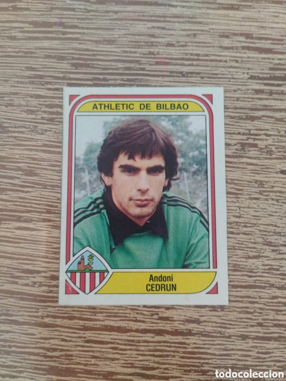 Coleccionismo cromos antiguos: Cromo N&deg; 3 Cedrun - FUTBOL 84 - Athletic Club Bilbao - Cromo Crom - Panini - Recortado