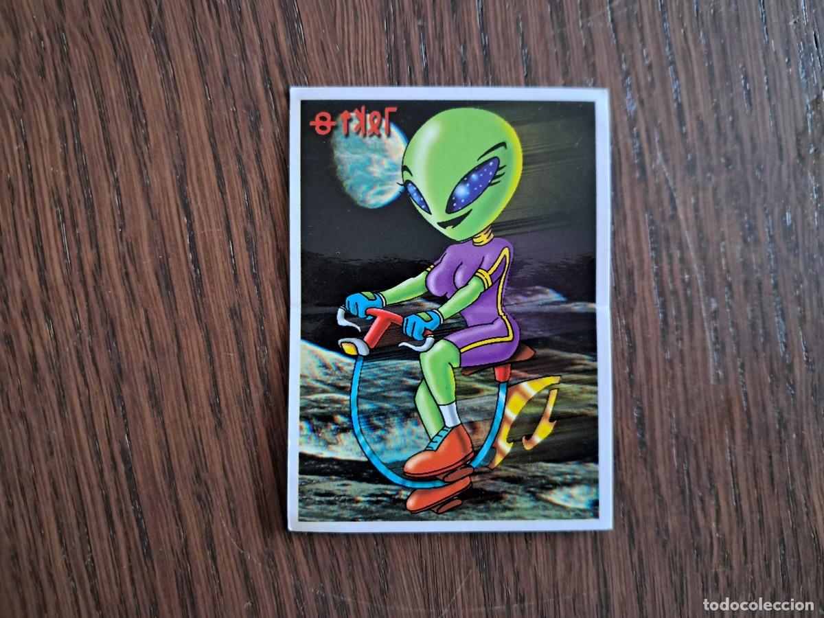 Coleccionismo cromos antiguos: Cromo adhesivo de bollycao, Aliens n&ordm; 17. Portugal.