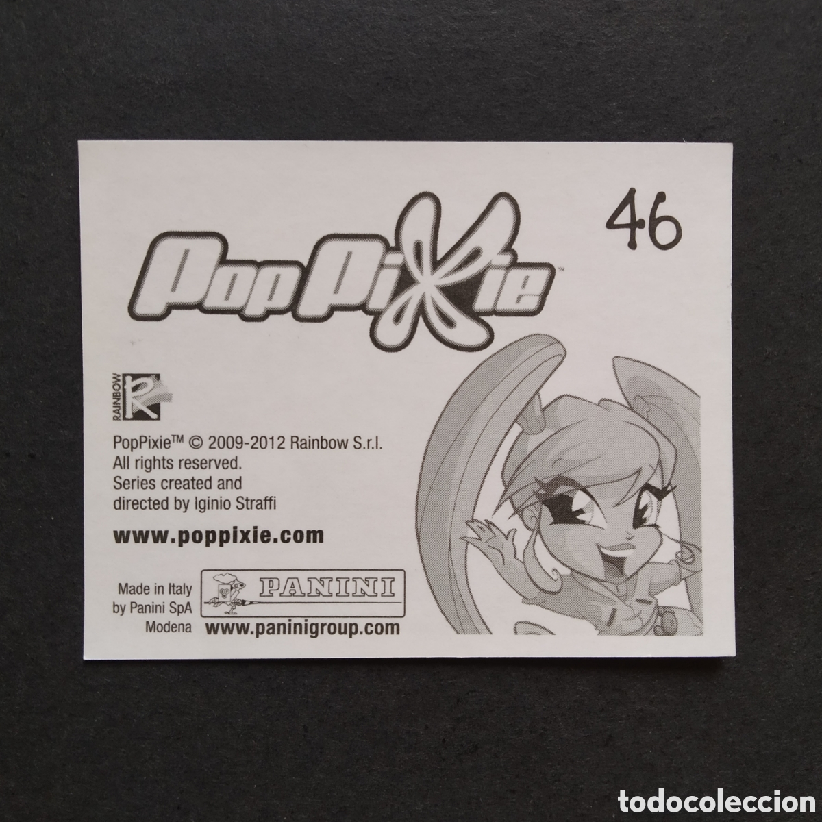 Coleccionismo cromos antiguos: CROMO - N&ordm; 046 - POP PIXIE - PANINI - A&Ntilde;O 2012 - Foto 2