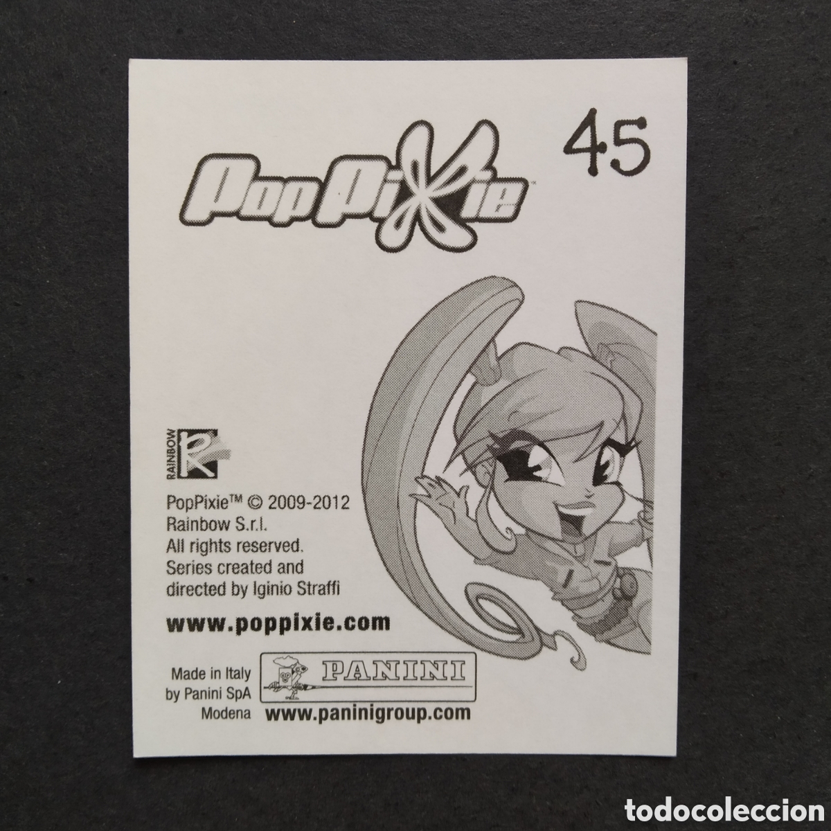 Coleccionismo cromos antiguos: CROMO - N&ordm; 045 - POP PIXIE - PANINI - A&Ntilde;O 2012 - Foto 2