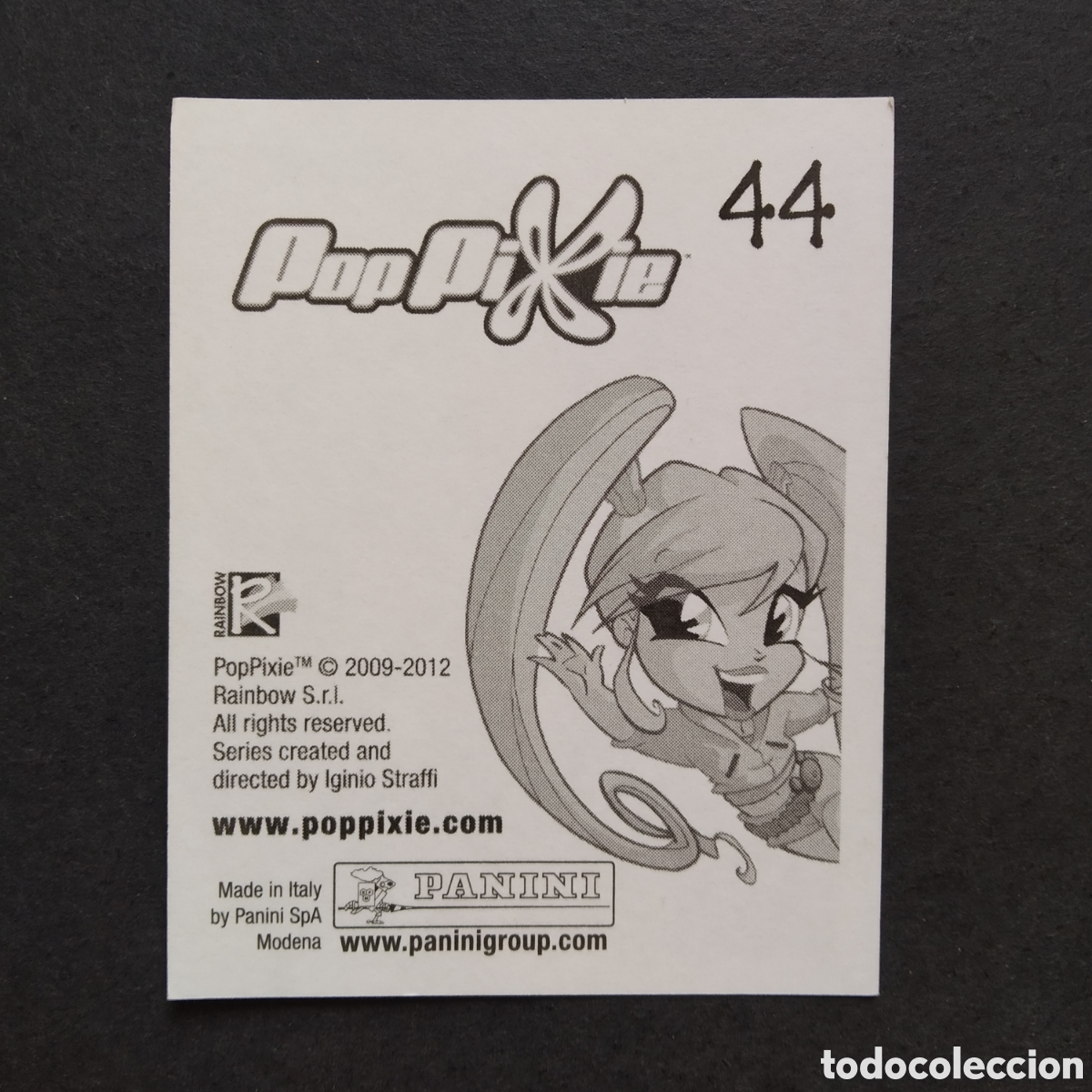 Coleccionismo cromos antiguos: CROMO - N&ordm; 044 - POP PIXIE - PANINI - A&Ntilde;O 2012 - Foto 2