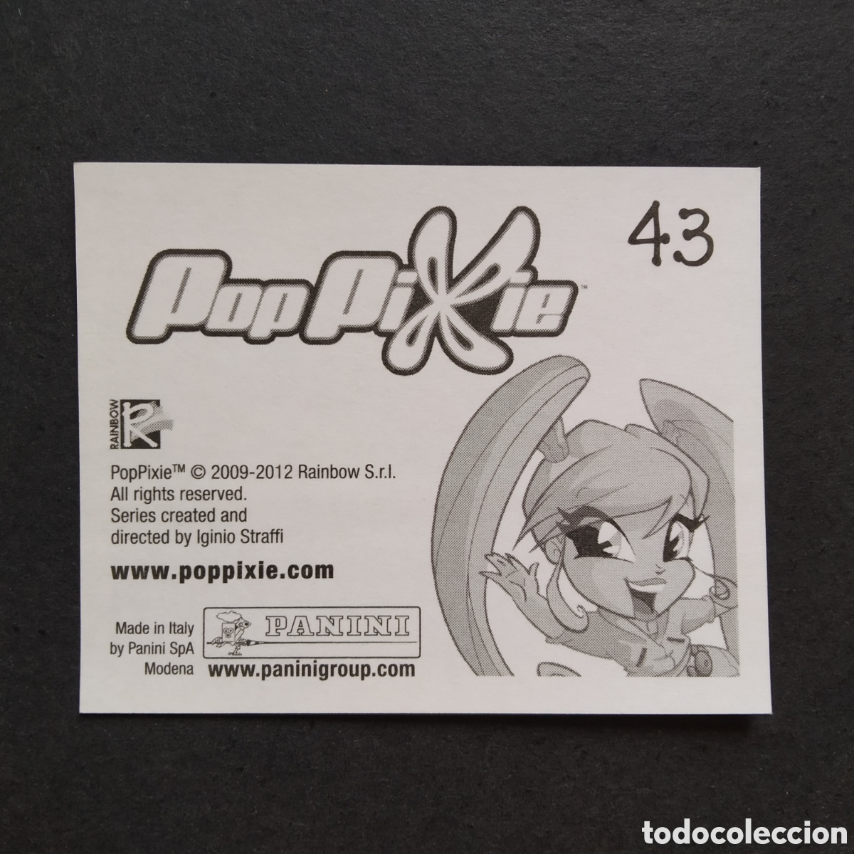 Coleccionismo cromos antiguos: CROMO - N&ordm; 043 - POP PIXIE - PANINI - A&Ntilde;O 2012 - Foto 2