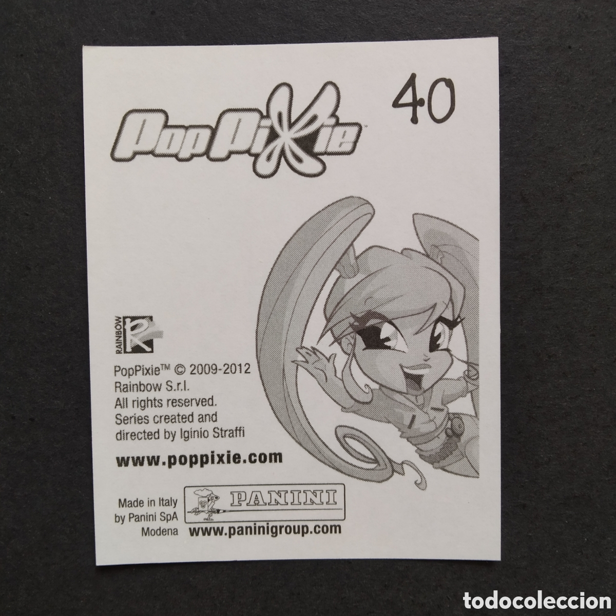 Coleccionismo cromos antiguos: CROMO - N&ordm; 040 - POP PIXIE - PANINI - A&Ntilde;O 2012 - Foto 2