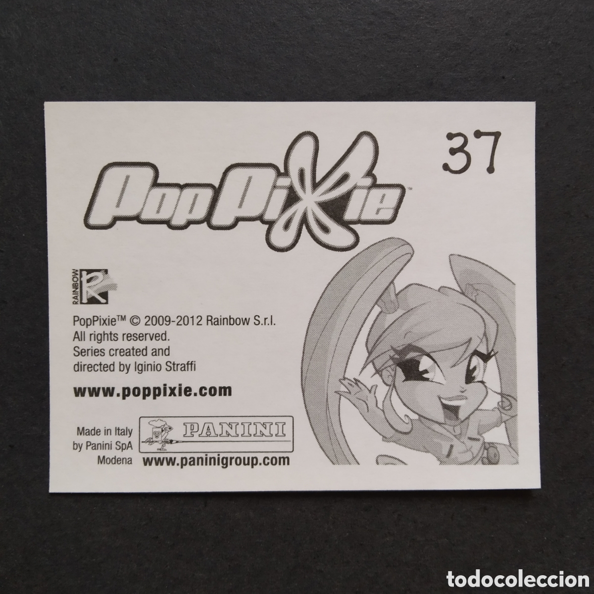 Coleccionismo cromos antiguos: CROMO - N&ordm; 037 - POP PIXIE - PANINI - A&Ntilde;O 2012 - Foto 2