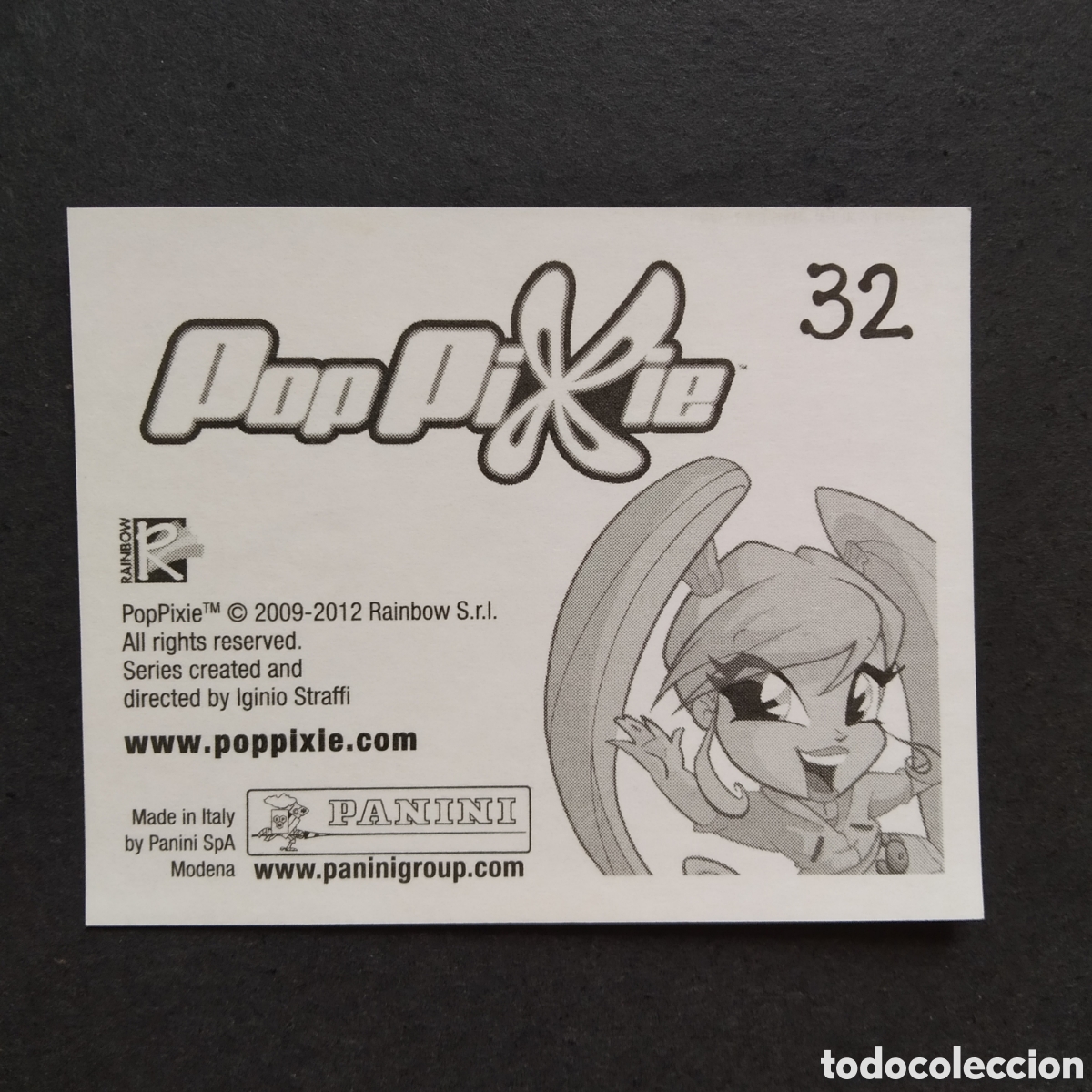 Coleccionismo cromos antiguos: CROMO - N&ordm; 032 - POP PIXIE - PANINI - A&Ntilde;O 2012 - Foto 2