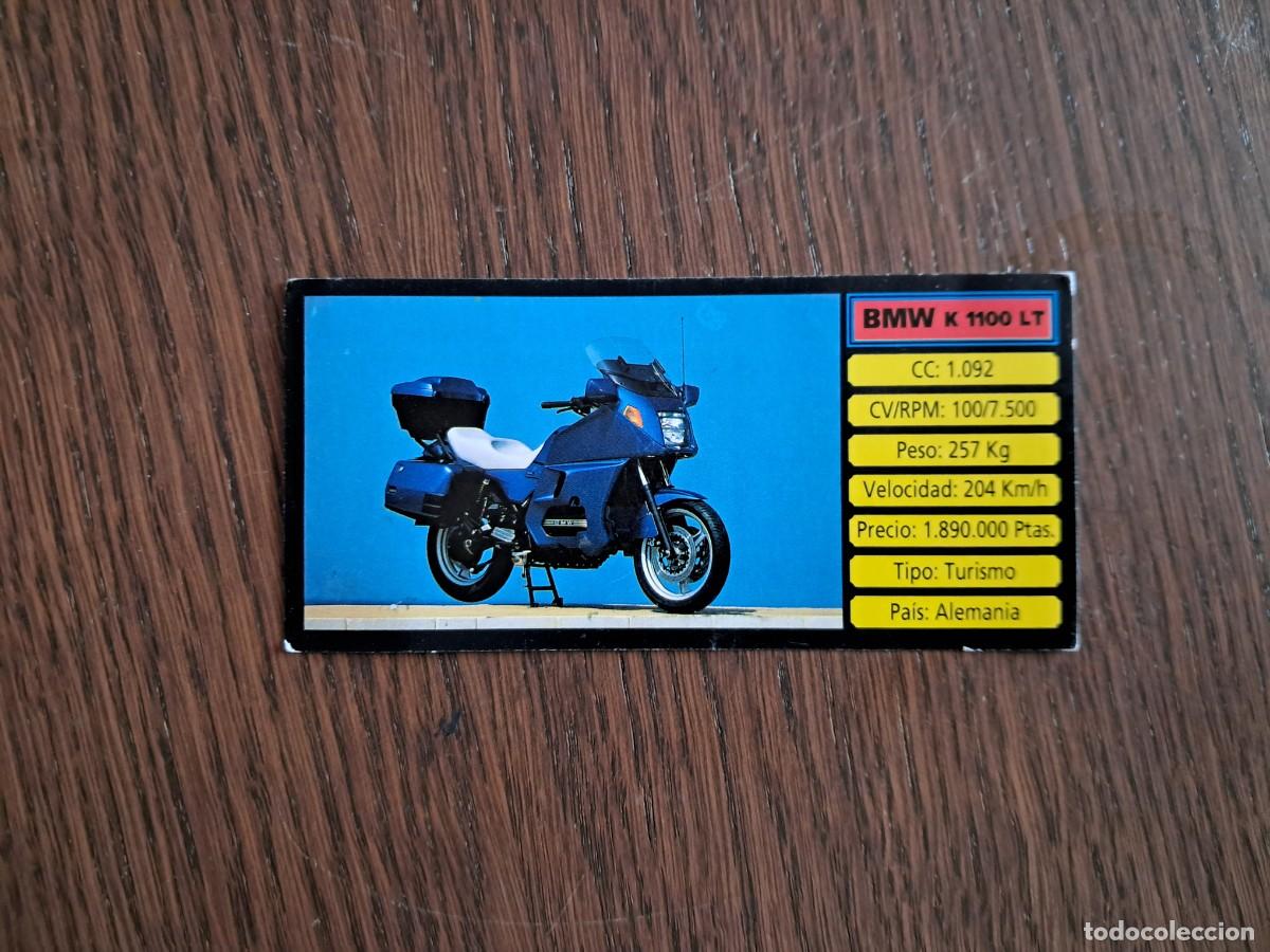 Colecionismo Cromos antigos: CROMO MOTOCICLISMO : BMW K 1100 LT, N&ordm; 20 -- EDITORIAL CUSCO 1993