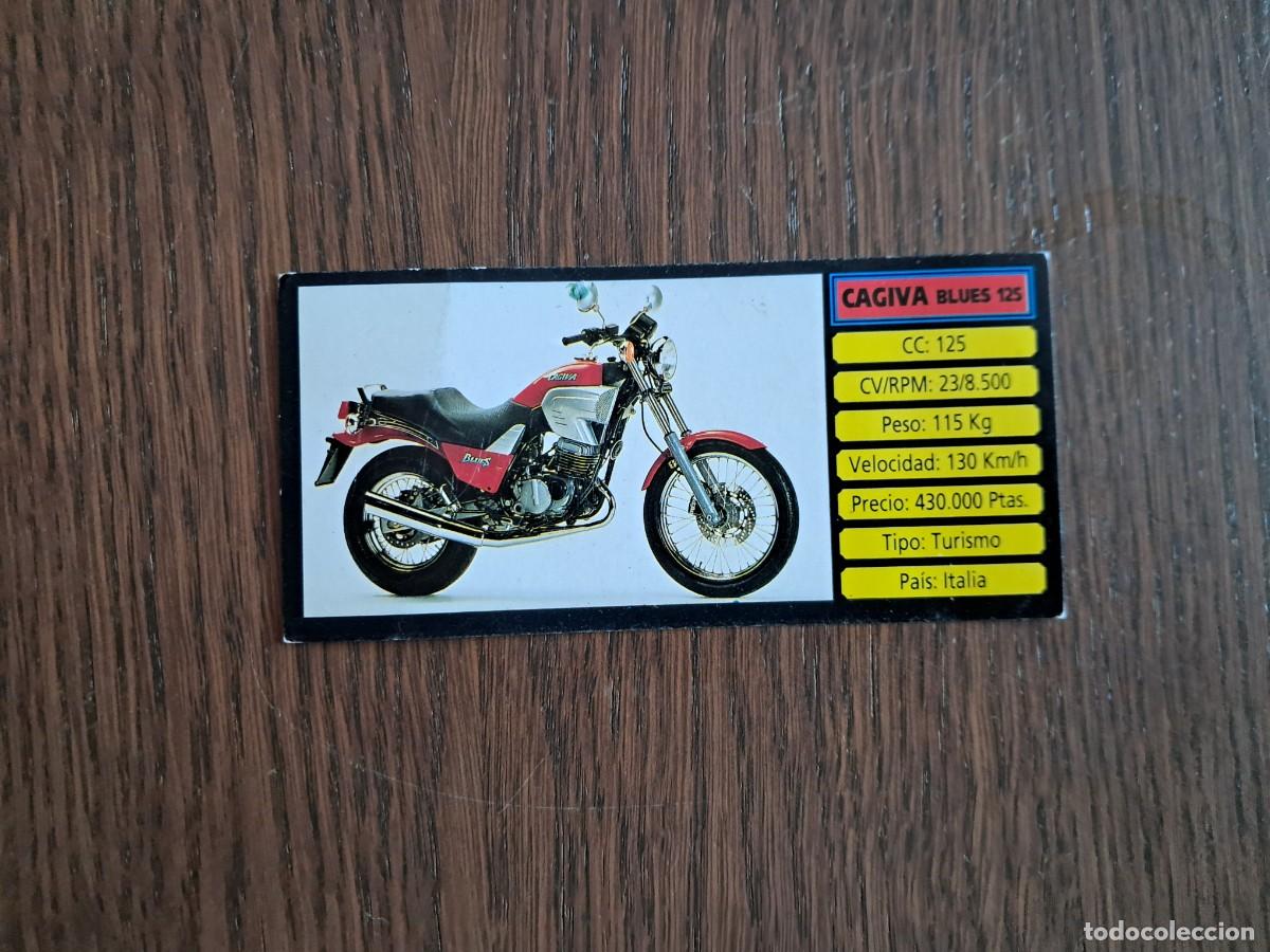 Colecionismo Cromos antigos: CROMO MOTOCICLISMO : CAGIVA BLUES 125, N&ordm; 24 -- EDITORIAL CUSCO 1993