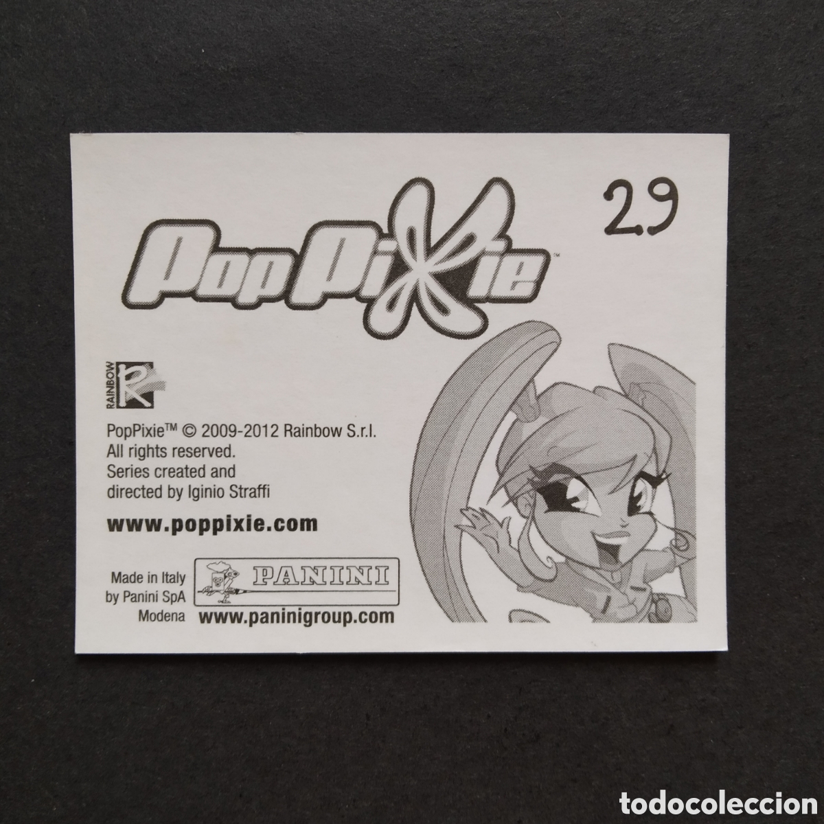 Coleccionismo cromos antiguos: CROMO - N&ordm; 029 - POP PIXIE - PANINI - A&Ntilde;O 2012 - Foto 2