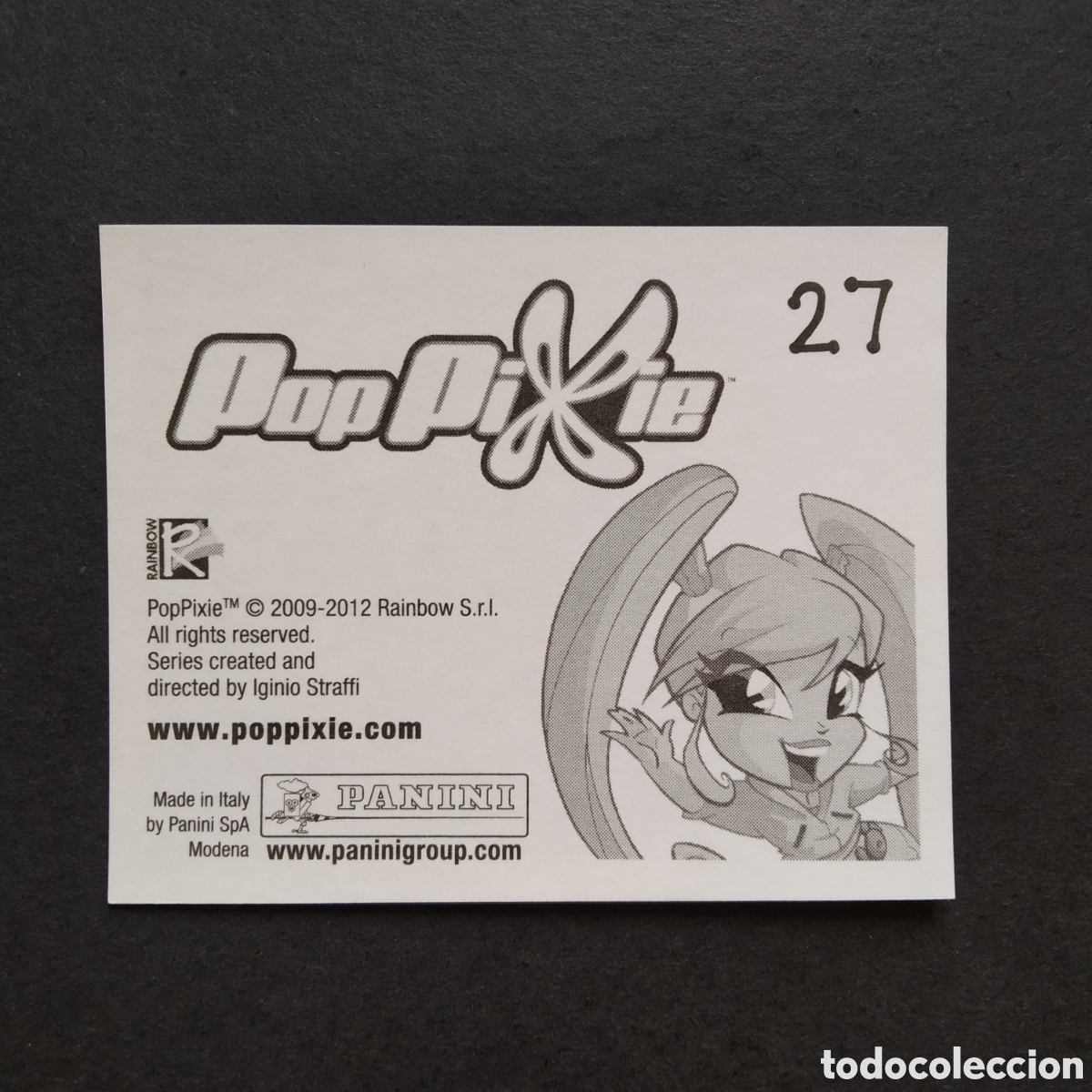 Coleccionismo cromos antiguos: CROMO - N&ordm; 027 - POP PIXIE - PANINI - A&Ntilde;O 2012 - Foto 2