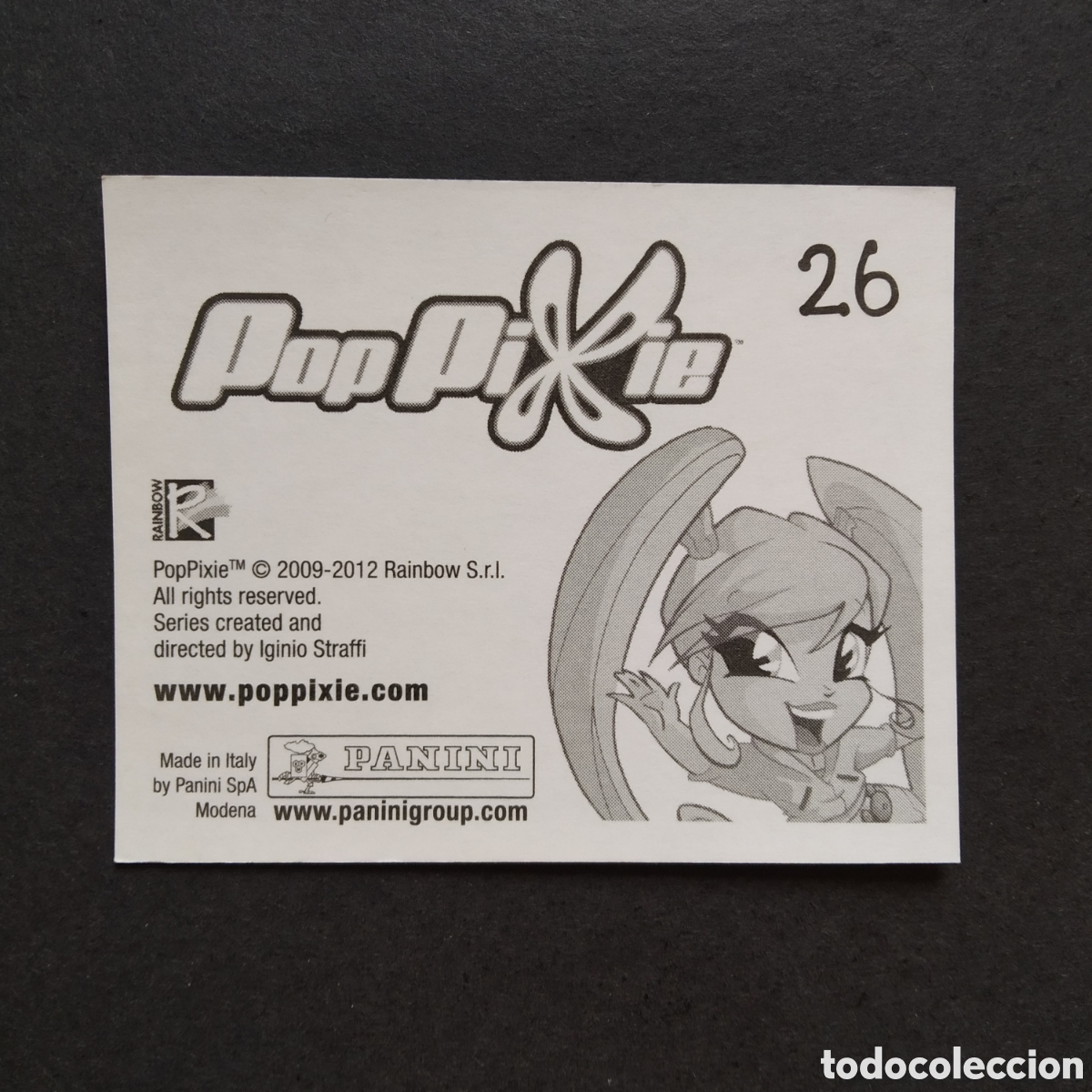Coleccionismo cromos antiguos: CROMO - N&ordm; 026 - POP PIXIE - PANINI - A&Ntilde;O 2012 - Foto 2
