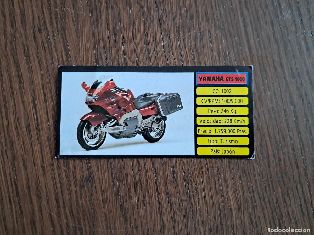 Colecionismo Cromos antigos: CROMO MOTOCICLISMO : YAMAHA GTS 1000, N&ordm; 190 -- EDITORIAL CUSCO 1993