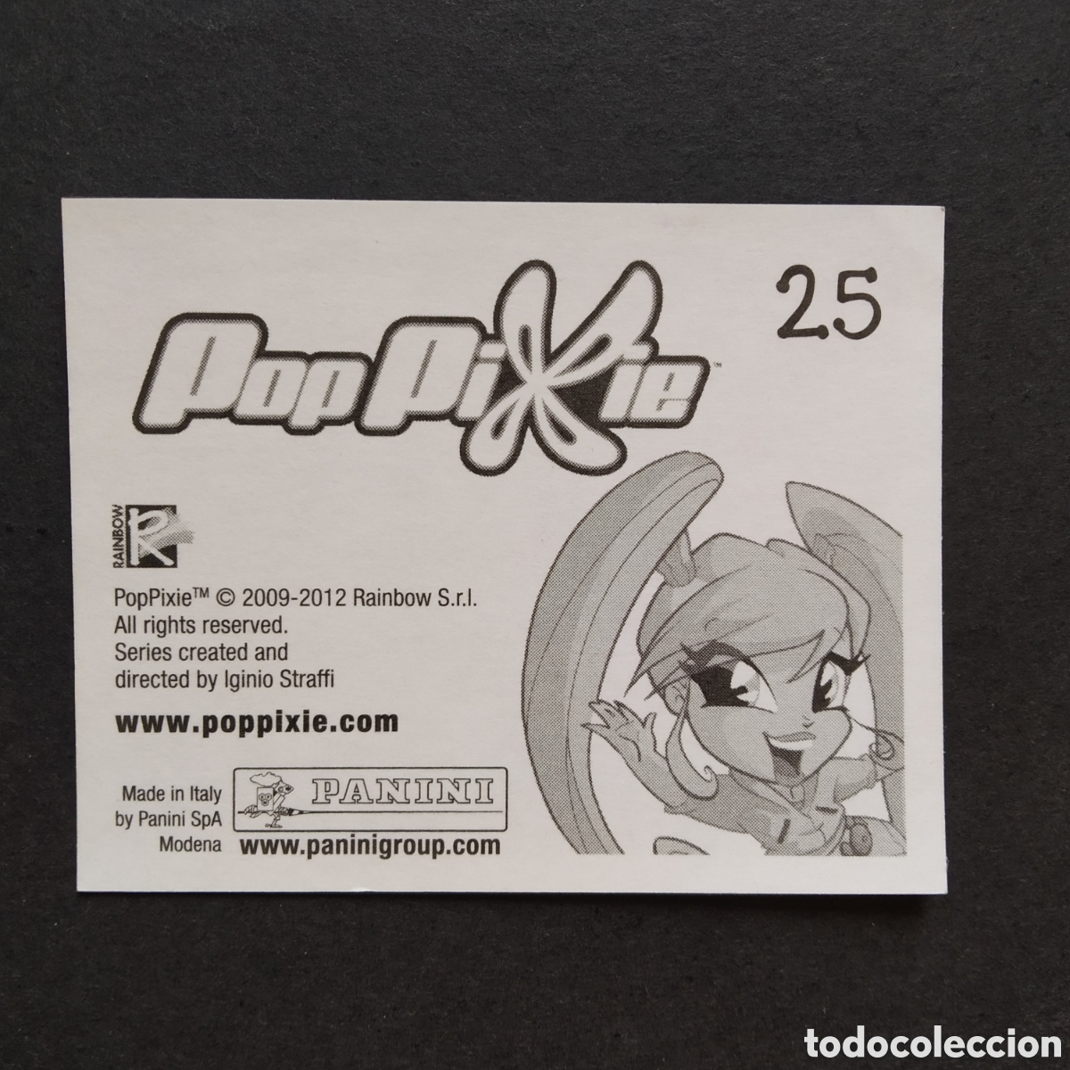 Coleccionismo cromos antiguos: CROMO - N&ordm; 025 - POP PIXIE - PANINI - A&Ntilde;O 2012 - Foto 2