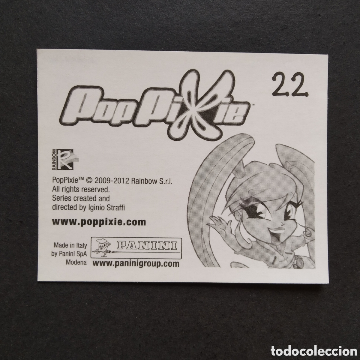 Coleccionismo cromos antiguos: CROMO - N&ordm; 022 - POP PIXIE - PANINI - A&Ntilde;O 2012 - Foto 2