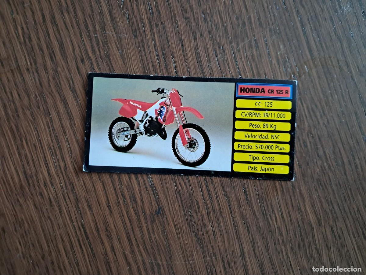 Colecionismo Cromos antigos: CROMO MOTOCICLISMO : HONDA CR 125 R, N&ordm; 82 -- EDITORIAL CUSCO 1993