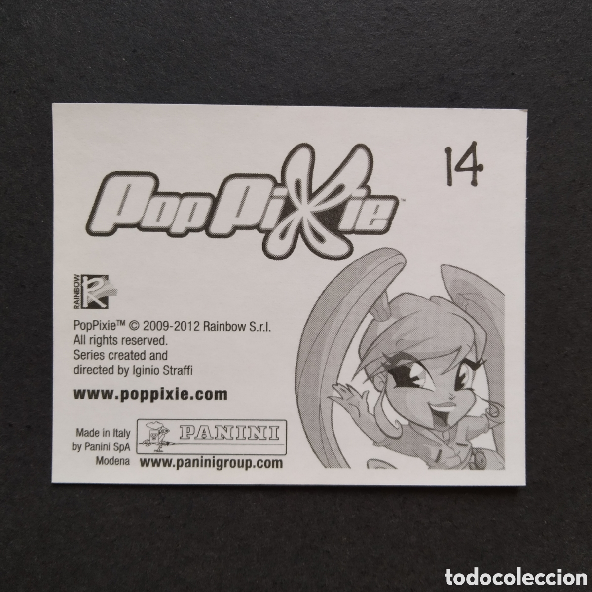 Coleccionismo cromos antiguos: CROMO - N&ordm; 014 - POP PIXIE - PANINI - A&Ntilde;O 2012 - Foto 2