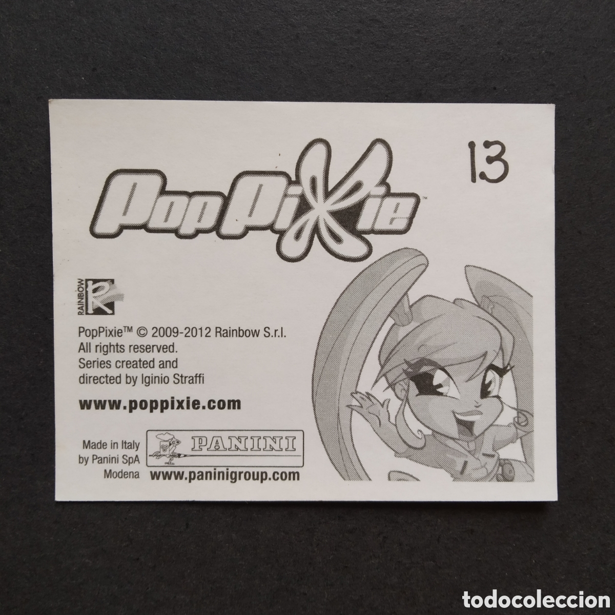Coleccionismo cromos antiguos: CROMO - N&ordm; 013 - POP PIXIE - PANINI - A&Ntilde;O 2012 - Foto 2