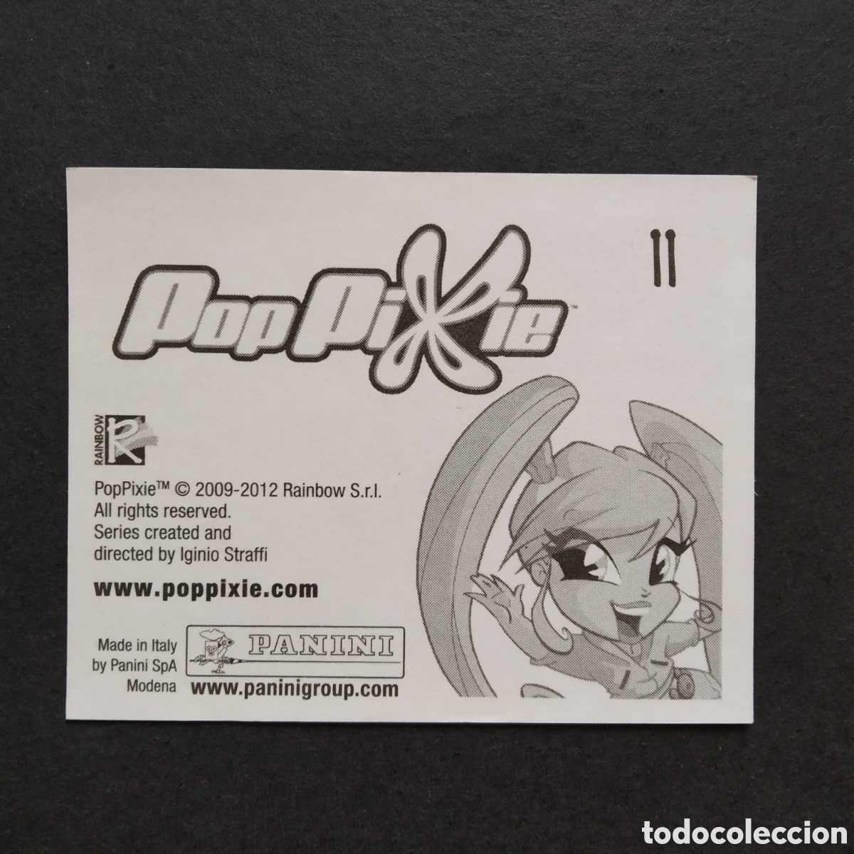 Coleccionismo cromos antiguos: CROMO - N&ordm; 011 - POP PIXIE - PANINI - A&Ntilde;O 2012 - Foto 2