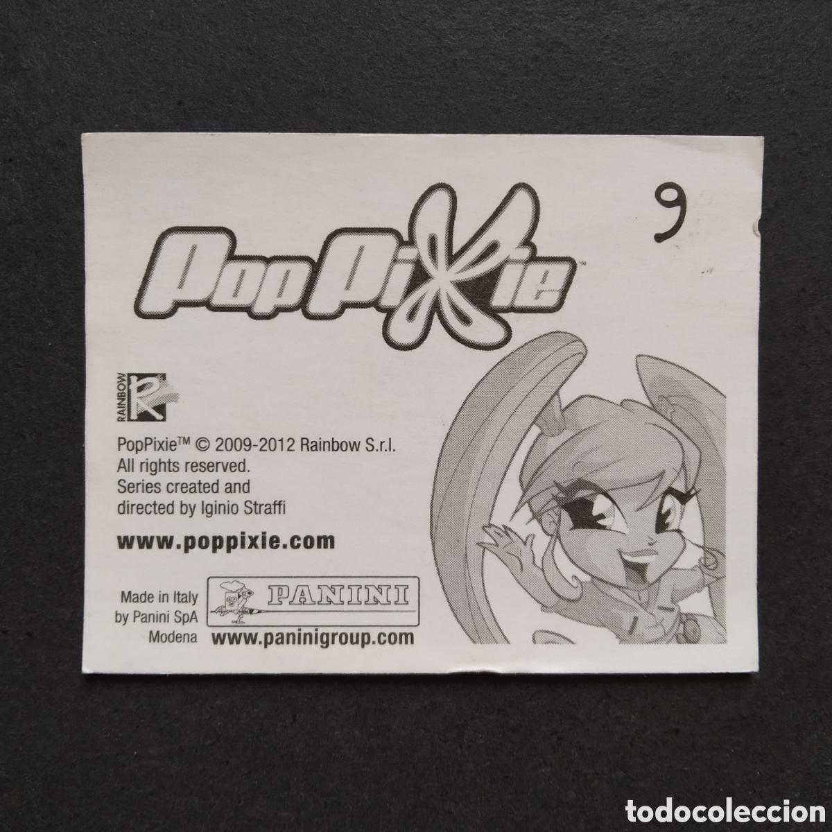 Coleccionismo cromos antiguos: CROMO - N&ordm; 009 - POP PIXIE - PANINI - A&Ntilde;O 2012 - Foto 2