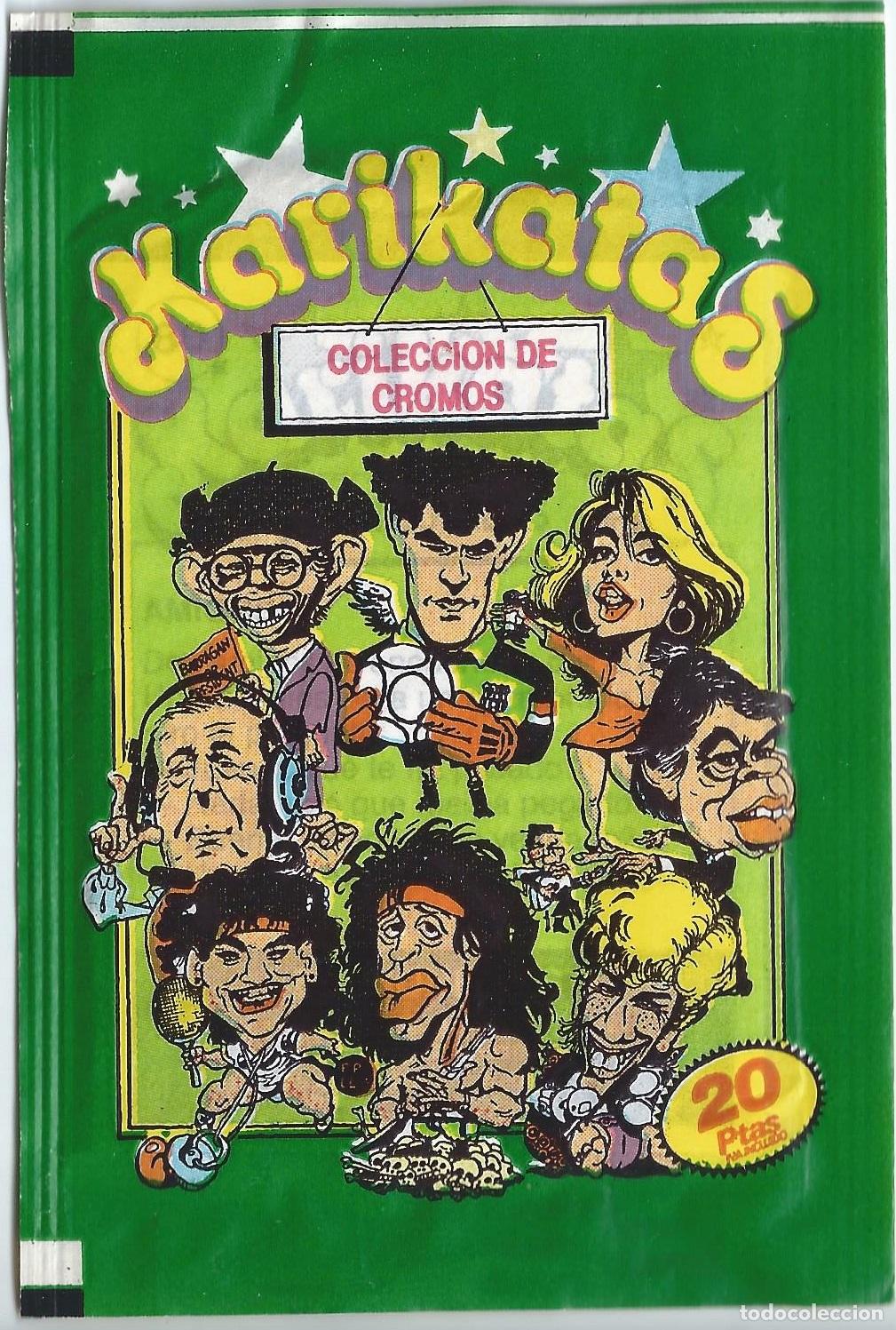 Coleccionismo cromos antiguos: Sobre cerrado - Karikatas y chistorretas - Ediciones Este (1990)