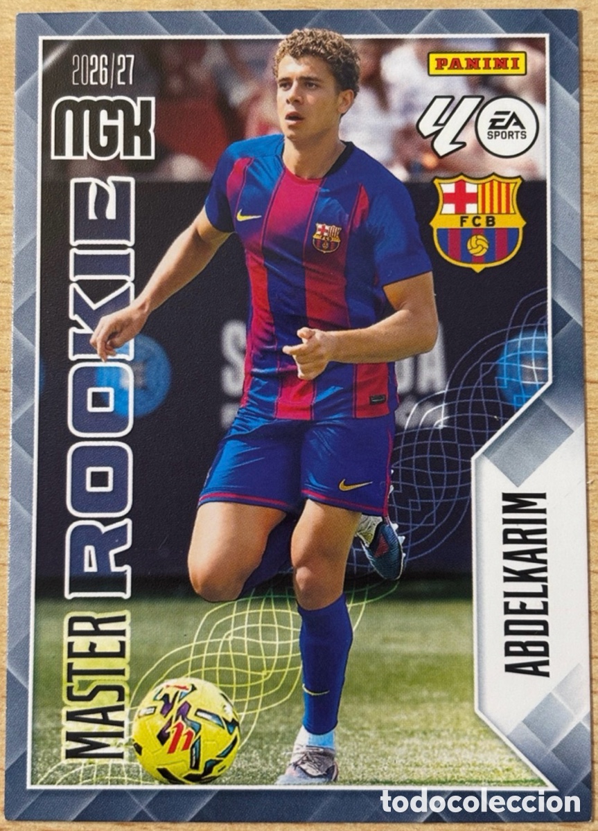 Coleccionismo cromos antiguos: ABDELKARIM MEGACRACKS PANINI 26/27
