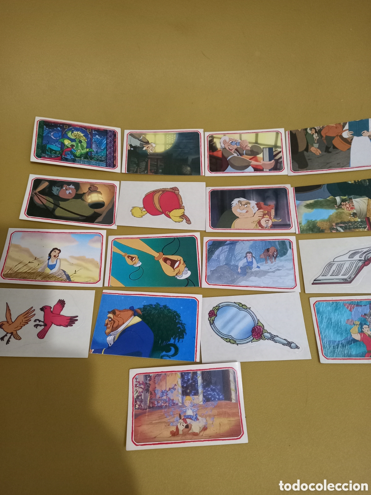 Coleccionismo cromos antiguos: Lote 17 cromos La Bella y la Bestia Panini
