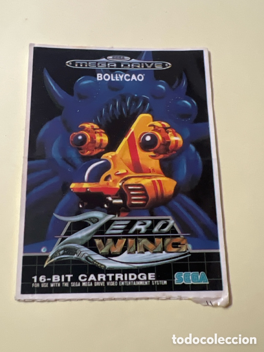 Coleccionismo cromos antiguos: E186. Cromo Bollycao sega mega drive Zero wing