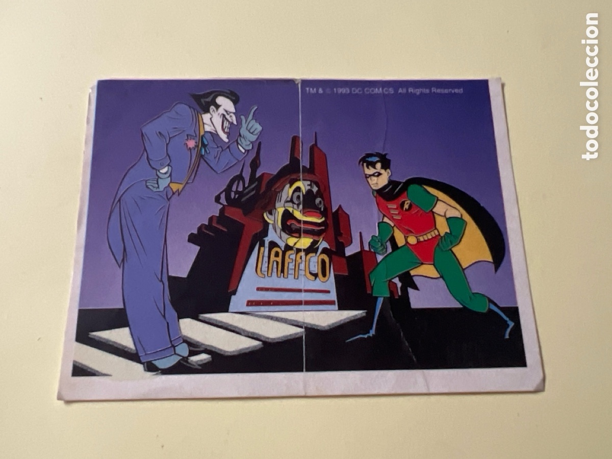 Coleccionismo cromos antiguos: E187. Panrico Cromo n&deg; 18 Batman