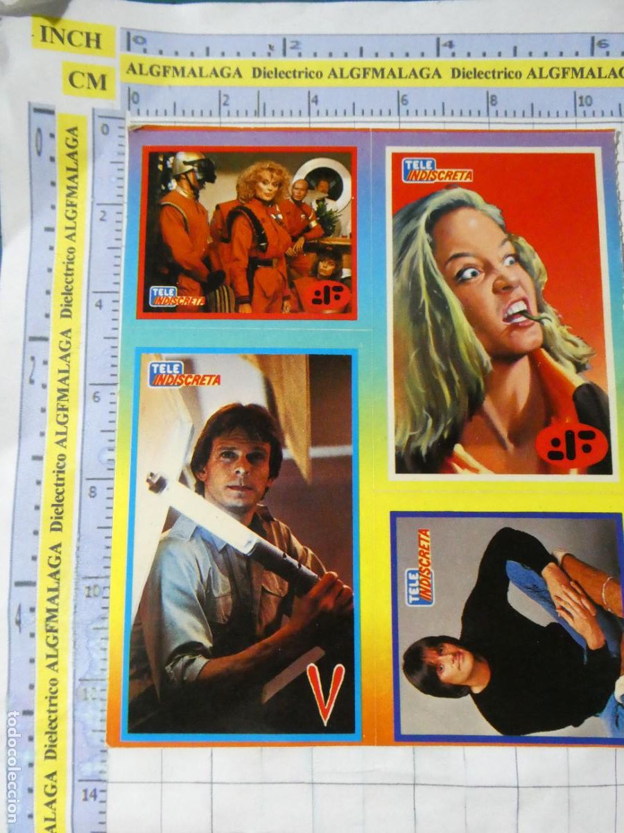 Coleccionismo cromos antiguos: CROMOS PEGATINAS TELE INDISCRETA. SERIE TV V INVASI&Oacute;N EXTRATERRESTRE . 233
