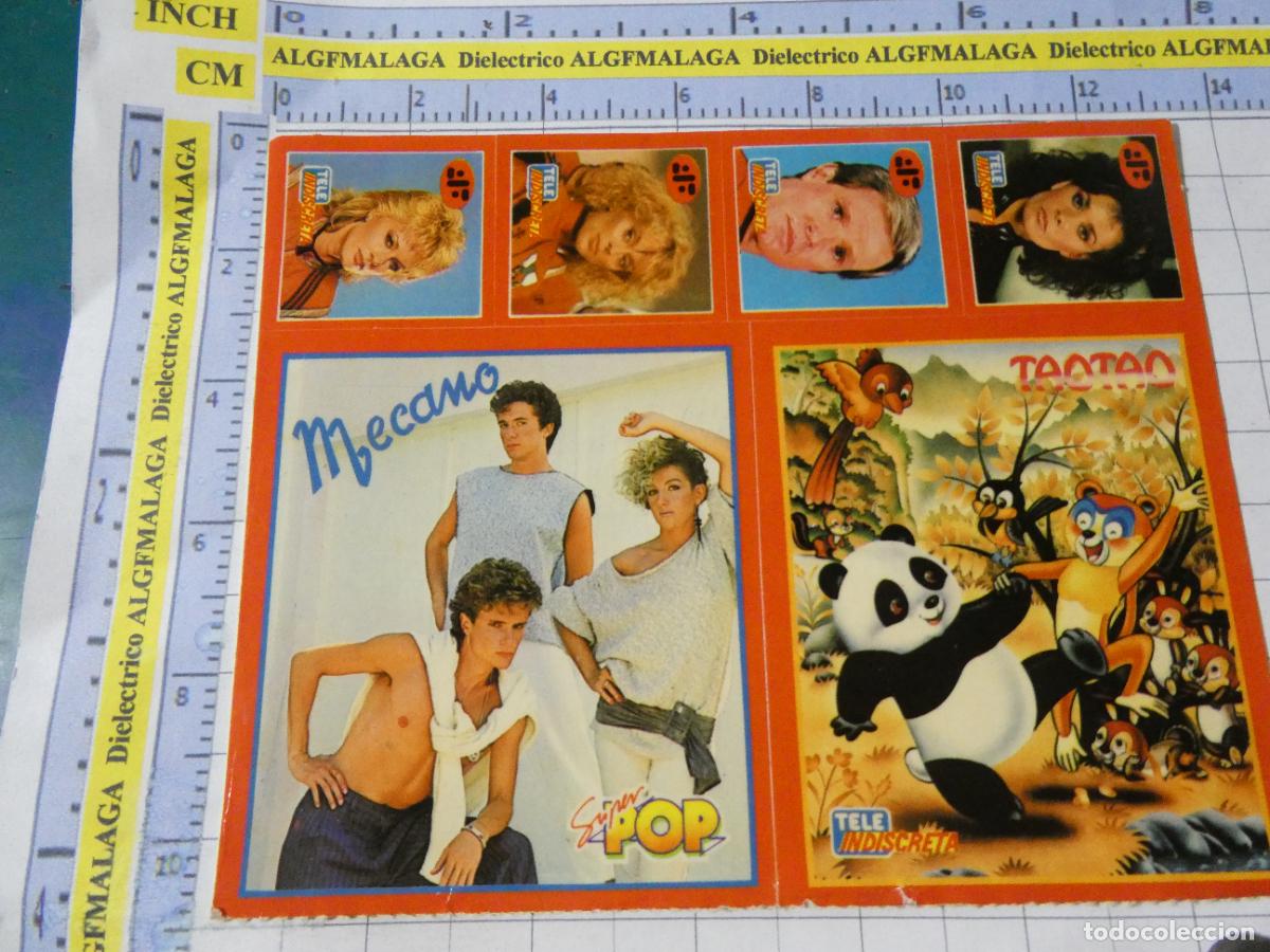 Coleccionismo cromos antiguos: CROMOS PEGATINAS TELE INDISCRETA. SERIE TV V INVASI&Oacute;N EXTRATERRESTRE. MECANO. TANTAN. 235