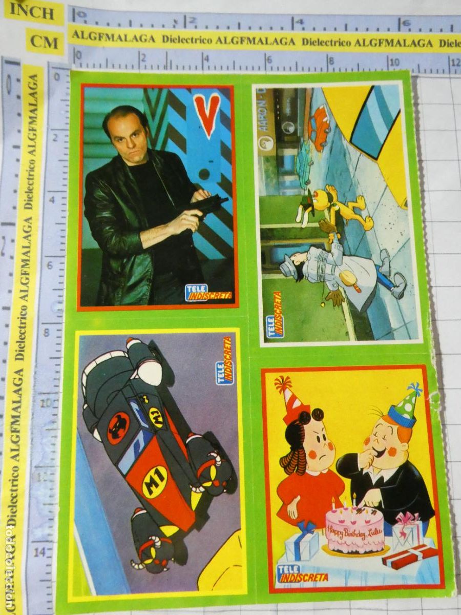 Coleccionismo cromos antiguos: CROMOS PEGATINAS TELE INDISCRETA. SERIE TV V INVASI&Oacute;N EXTRATERRESTRE. INSPECTOR GADGET. 238