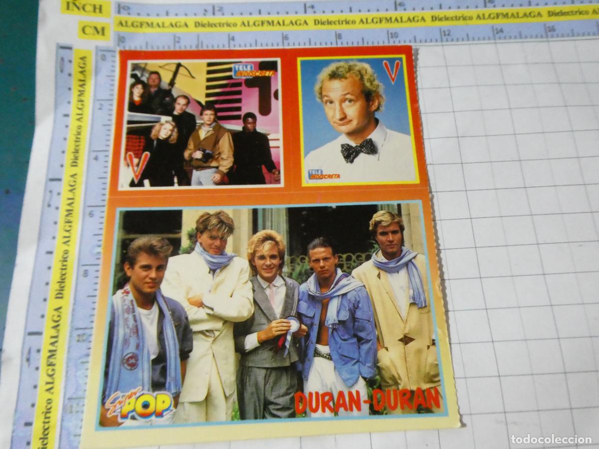 Coleccionismo cromos antiguos: CROMOS PEGATINAS TELE INDISCRETA. SERIE TV V INVASI&Oacute;N EXTRATERRESTRE. DURAN DURAN. 243