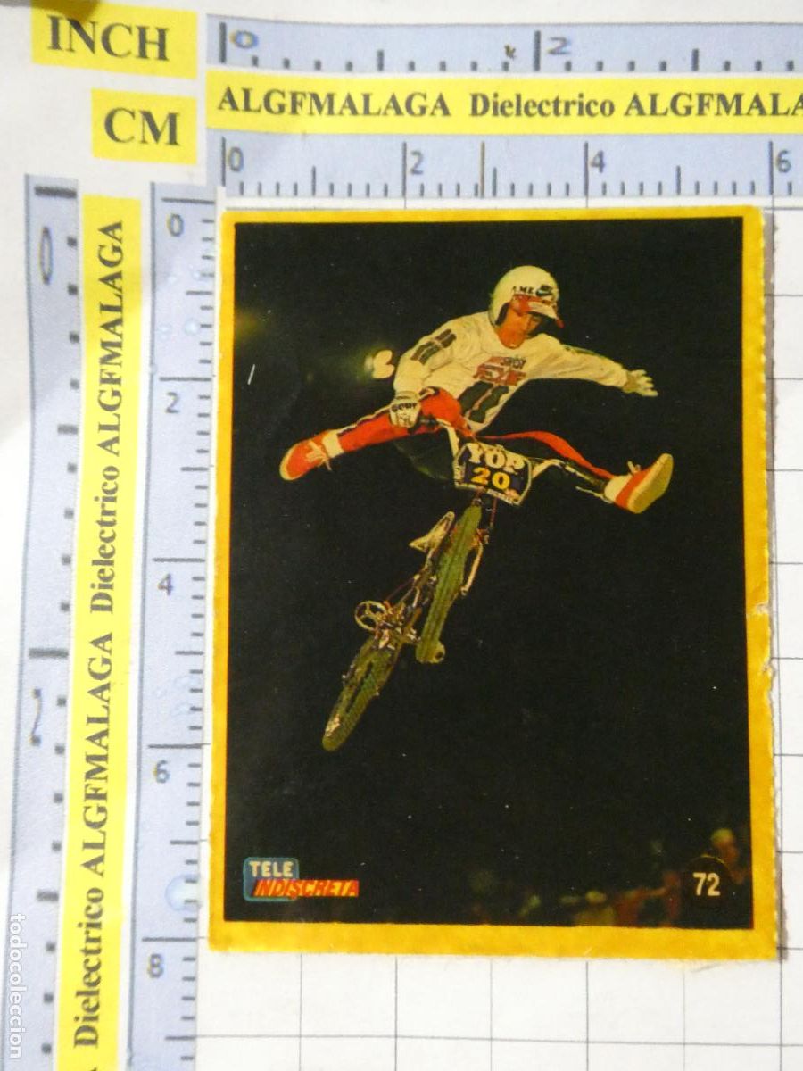 Coleccionismo cromos antiguos: CROMOS PEGATINAS TELE INDISCRETA. 72 BMX FREE STYLE. 246