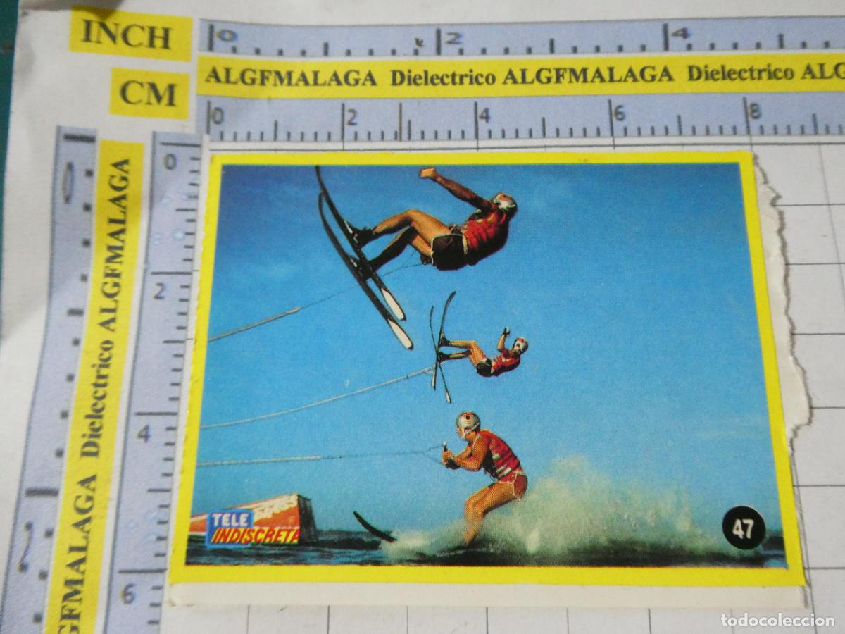 Coleccionismo cromos antiguos: CROMOS PEGATINAS TELE INDISCRETA. 47 SKATE SURF. 248