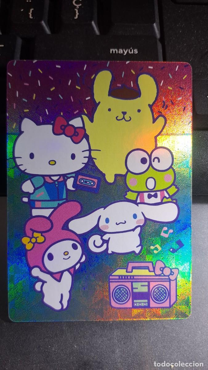Coleccionismo cromos antiguos: CROMO 49 HELLO KITTY AND FRIENDS FUN TOGETHER! 49 BRILLO LET'S DANCE TRADING CARDS PANINI 2025