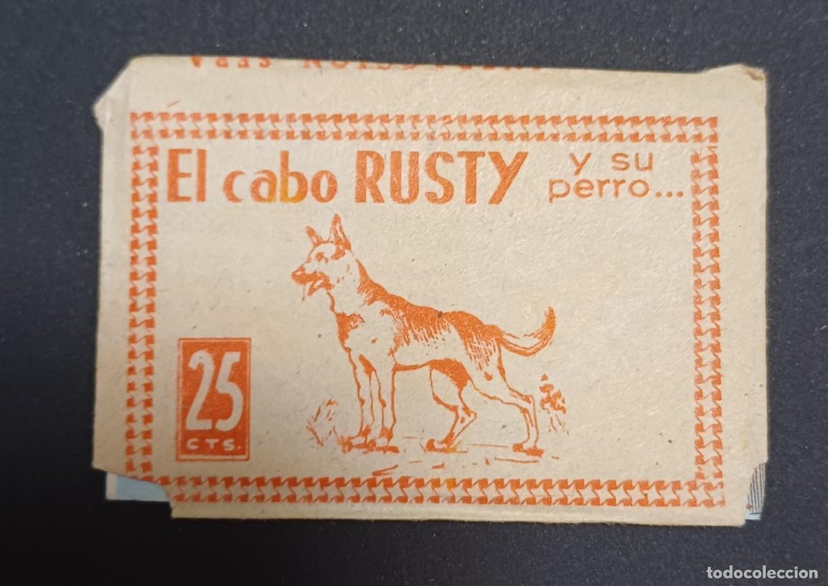 Coleccionismo cromos antiguos: SOBRE DE CROMOS SIN ABRIR - EL CABO RUSTY Y SU PERRO, EDITORIAL FHER