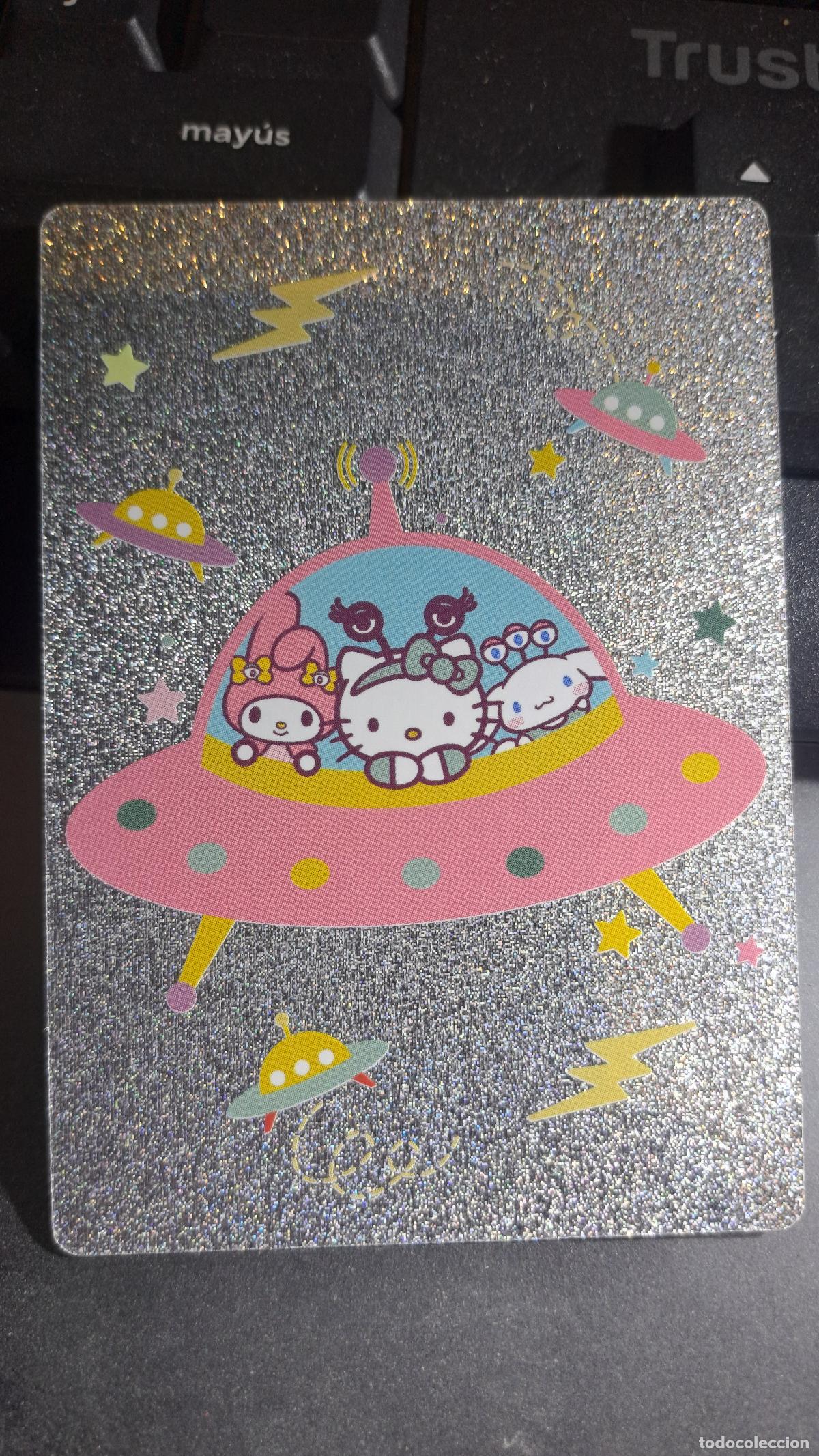 Coleccionismo cromos antiguos: CROMO 97 HELLO KITTY AND FRIENDS FUN TOGETHER! 97 BRILLANTINA SPACE FRIENDS TRADING CARD PANINI 2025