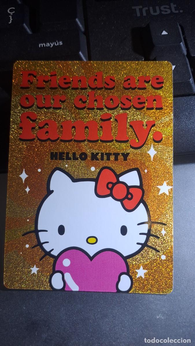 Coleccionismo cromos antiguos: CROMO 100 HELLO KITTY AND FRIENDS FUN TOGETHER! 100 BRILLANTINA GOLDEN GLITTER FRIENDS PANINI 2025