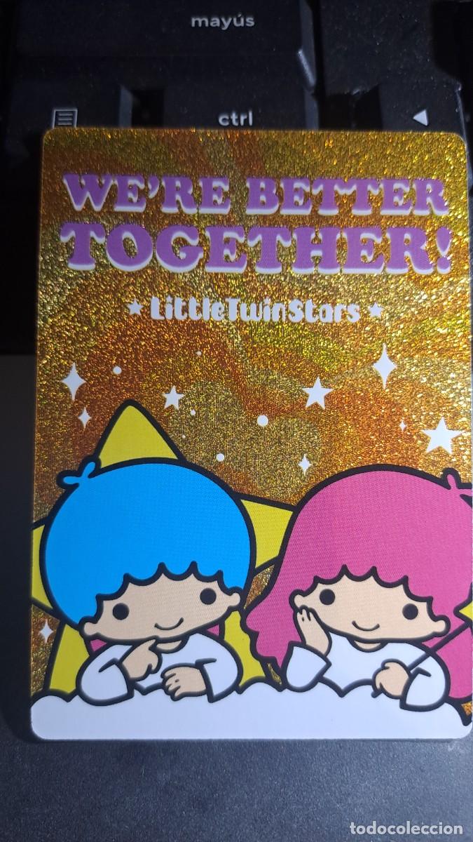 Coleccionismo cromos antiguos: CROMO 107 HELLO KITTY AND FRIENDS FUN TOGETHER! 107 BRILLANTINA GOLDEN GLITTER FRIENDS PANINI 2025