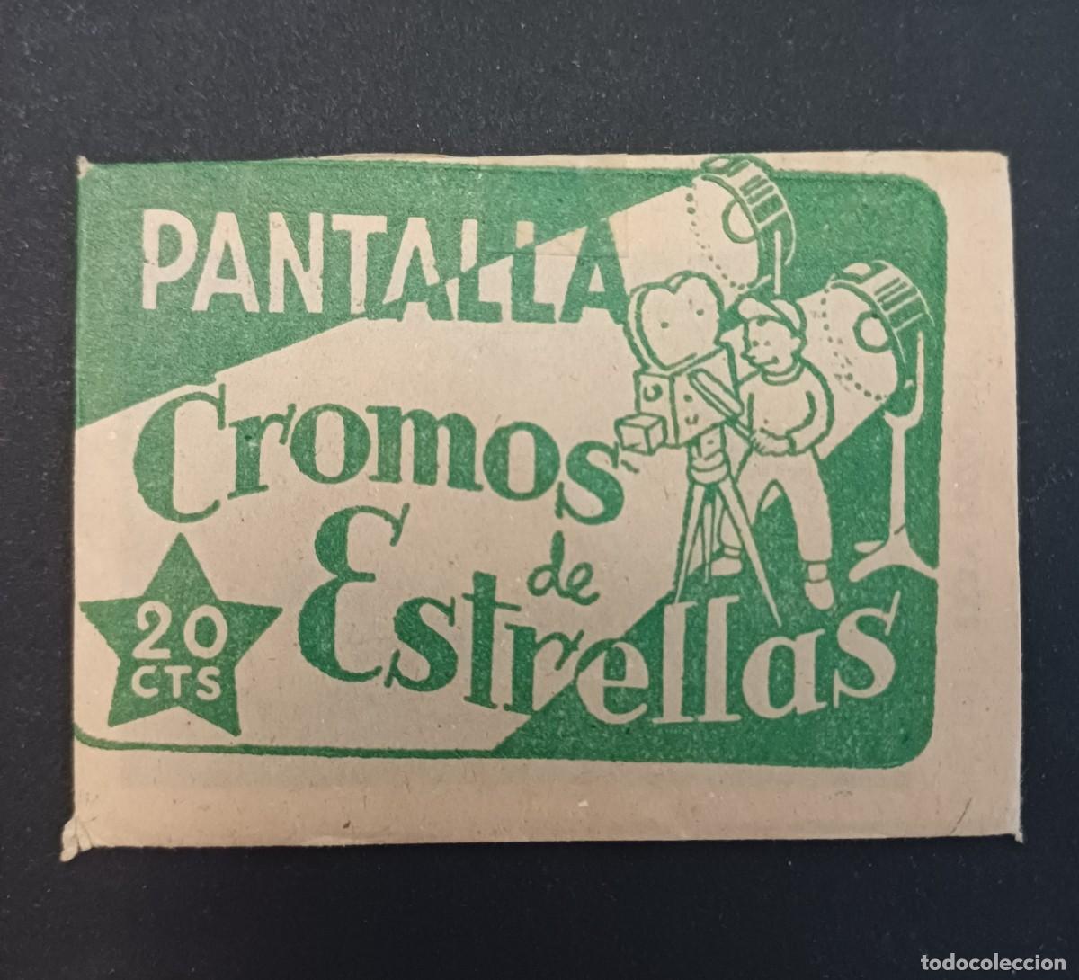 Coleccionismo cromos antiguos: SOBRE CROMOS PANTALLA CROMOS DE ESTRELLAS, FAMOSAS ESTRELLAS DE LA PANTALLA
