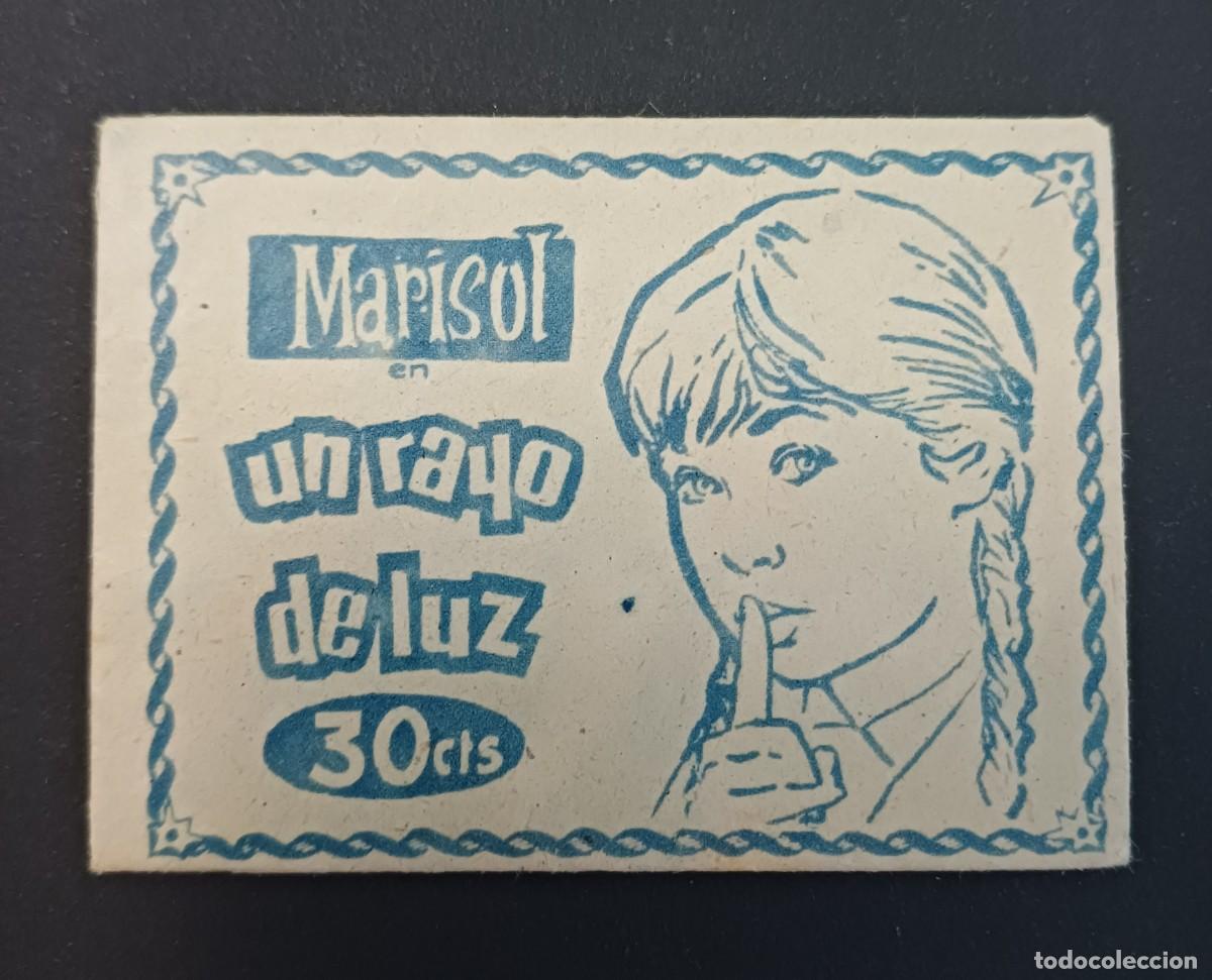 Coleccionismo cromos antiguos: SOBRE DE CROMOS SIN ABRIR, MARISOL UN RAYO DE LUZ, FHER