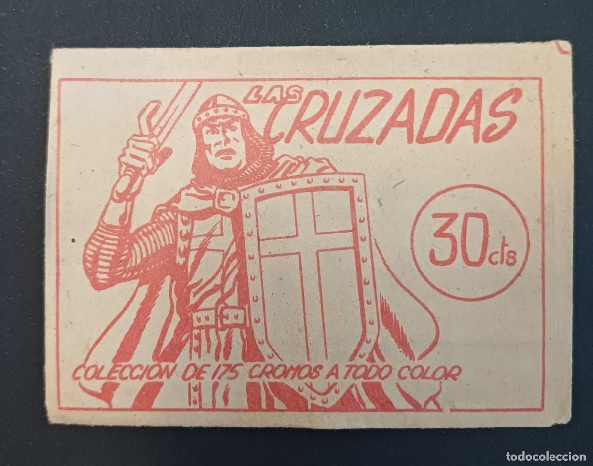 Coleccionismo cromos antiguos: SOBRE DE CROMOS LAS CRUZADAS, ED. RUIZ ROMERO, SIN ABRIR, DIFICIL