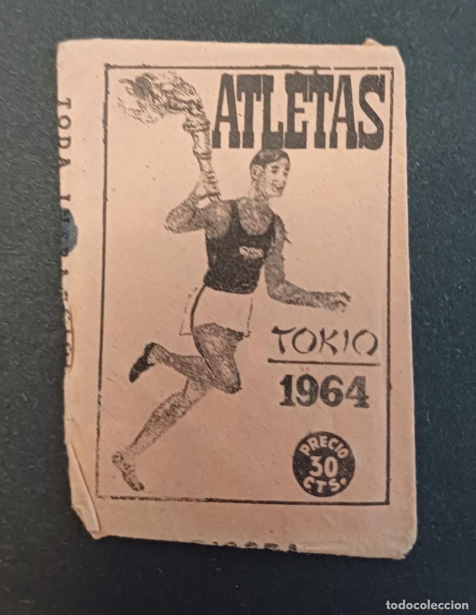 Coleccionismo cromos antiguos: SOBRE DE CROMOS SIN ABRIR ATLETAS, TOKIO 1964, DISGRA