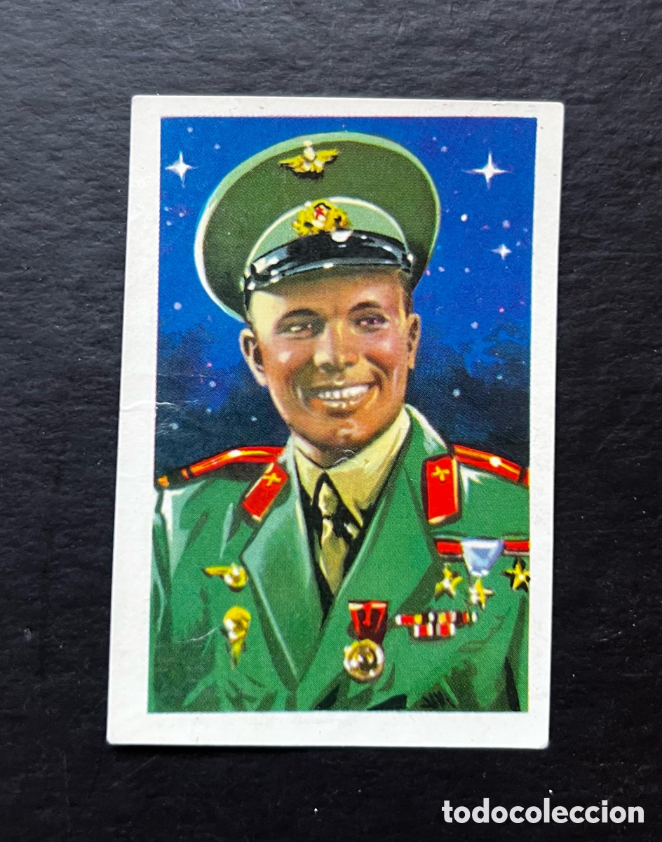 Colecionismo Cromos antigos: 25 A&Ntilde;OS VIDA MUNDIAL - CHOCOLATES SIMON CROMO 132 YURI GAGARIN