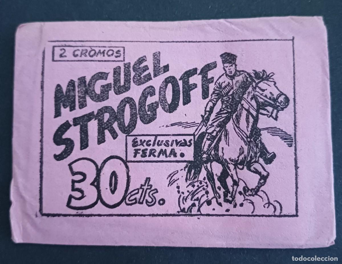 Coleccionismo cromos antiguos: SOBRE DE CROMOS MIGUEL STROGOFF, FERMA, SIN ABRIR