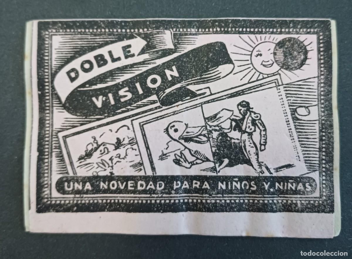 Coleccionismo cromos antiguos: SOBRE DE CROMOS SIN ABRIR, DOBLE VISION, PERFECTO ESTADO