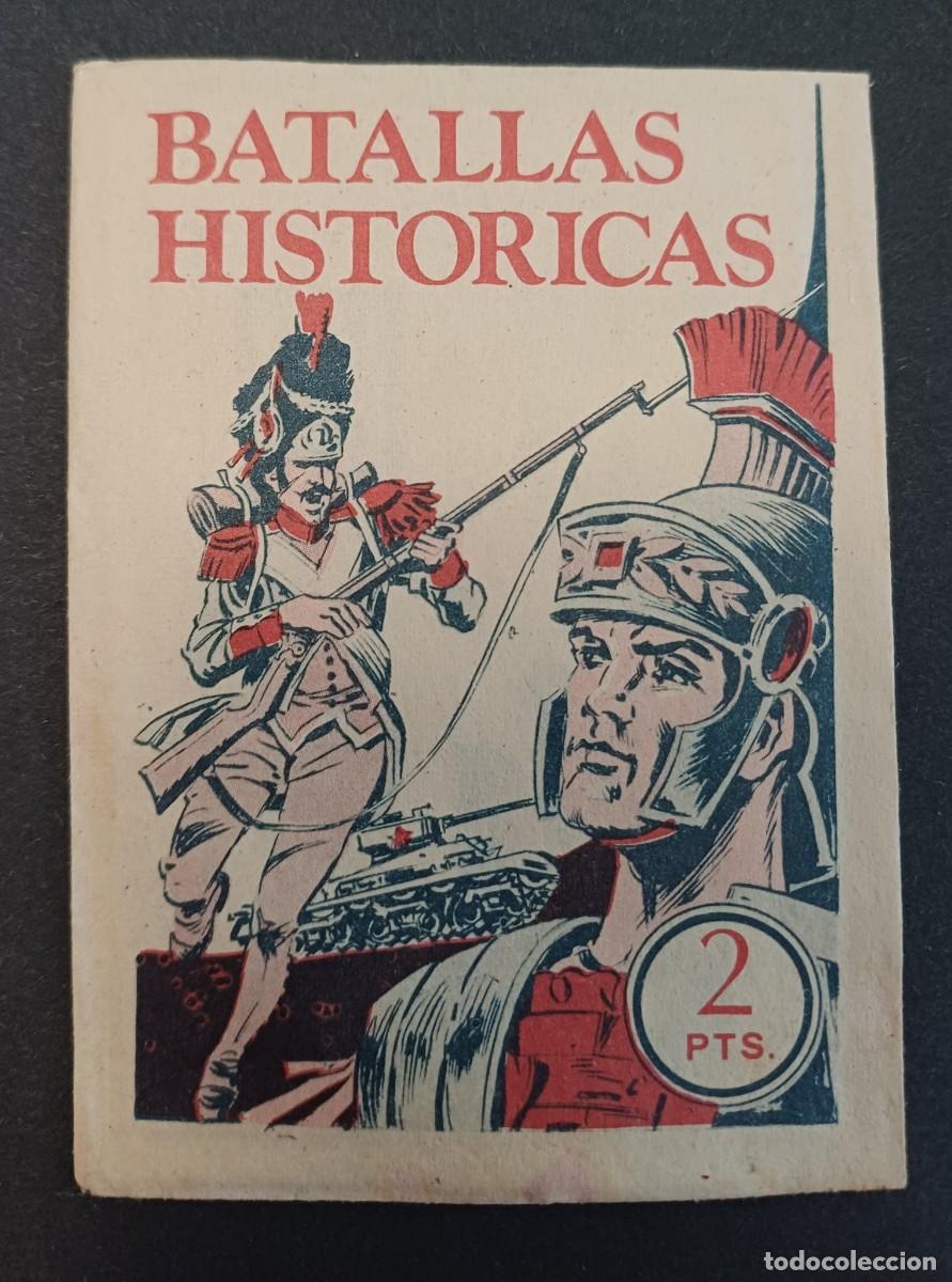 Coleccionismo cromos antiguos: SOBRE DE CROMOS BATALLAS HISTORICAS , DIFUSORA DE CULTURA, PERFECTO ESTADO