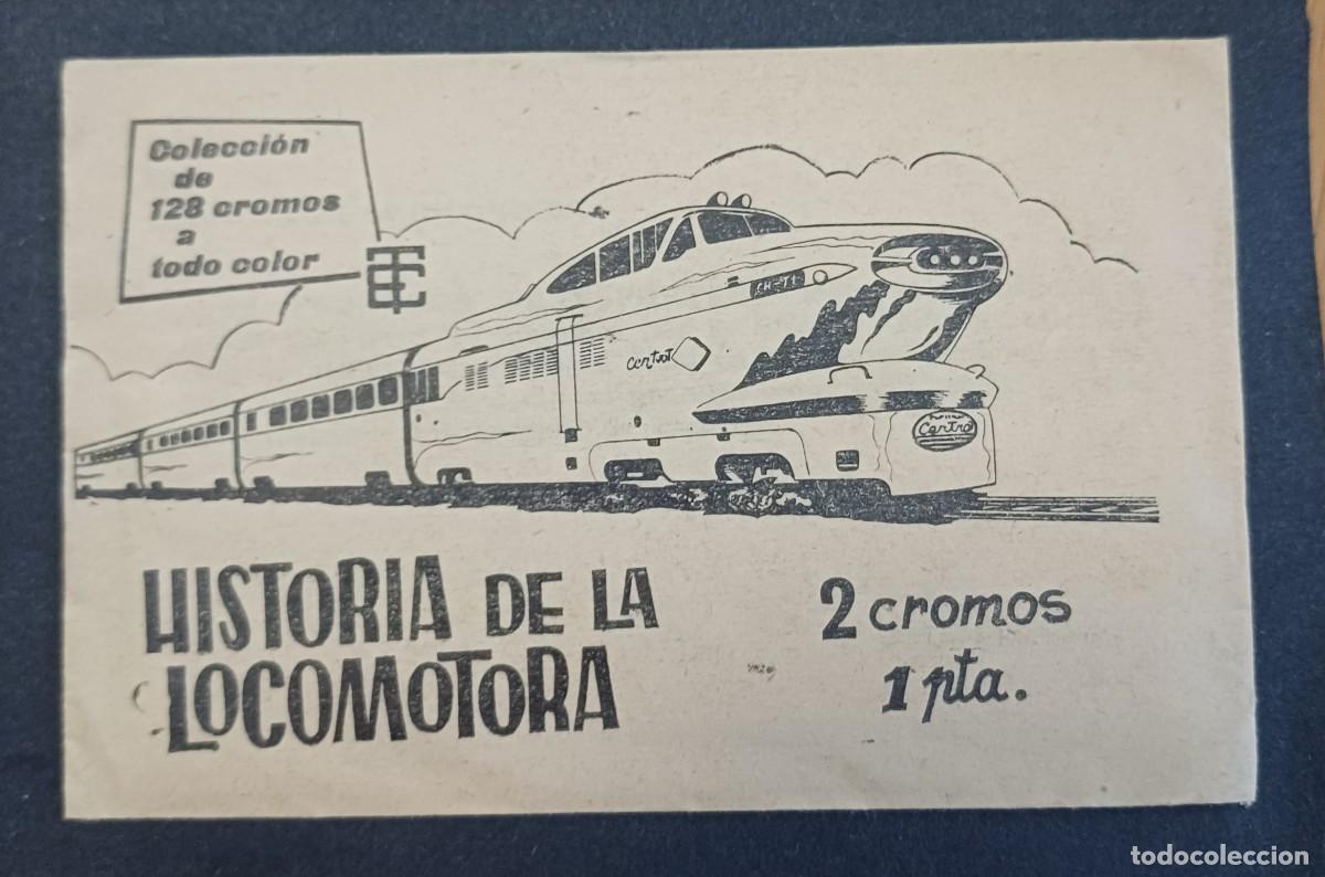 Coleccionismo cromos antiguos: SOBRE DE CROMOS SIN ABRIR, HISTORIA DE LA LOCOMOTORA, TORAY, PERFECTO ESTADO