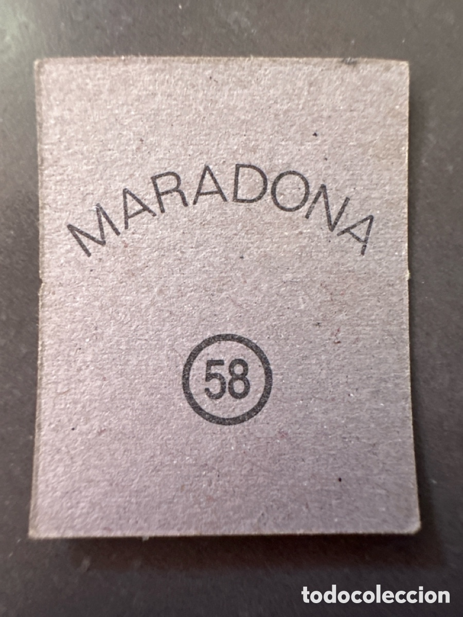 Coleccionismo cromos antiguos: CROMO PUZZLE MARADONA N&Uacute;M. 58 - Foto 2