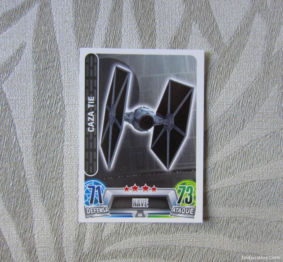 Coleccionismo cromos antiguos: CROMOS STAR WARS CARREFOUR CROMO FORCE ATTAX N&ordm; 66