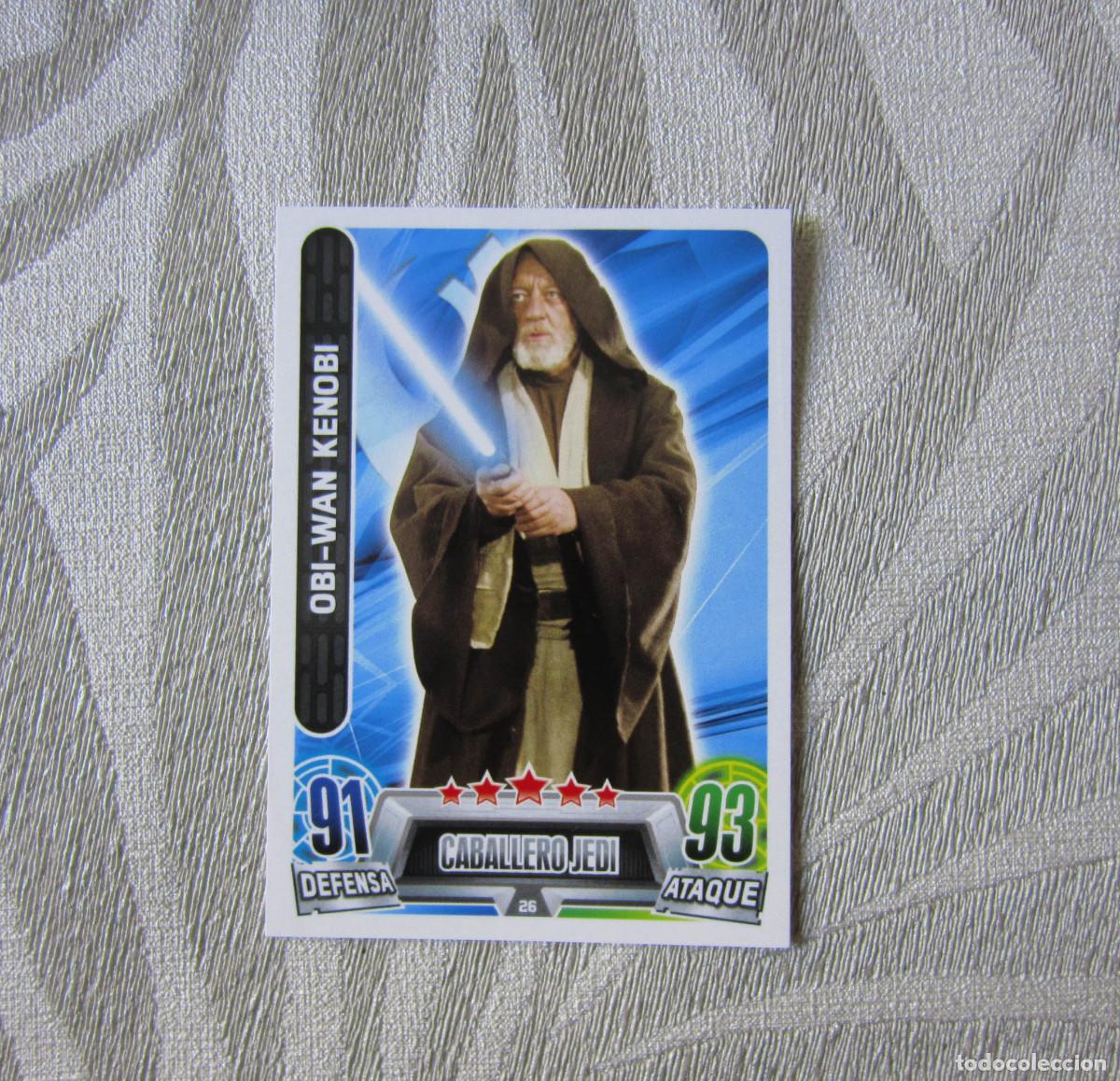 Coleccionismo cromos antiguos: CROMOS STAR WARS CARREFOUR CROMO FORCE ATTAX N&ordm; 26
